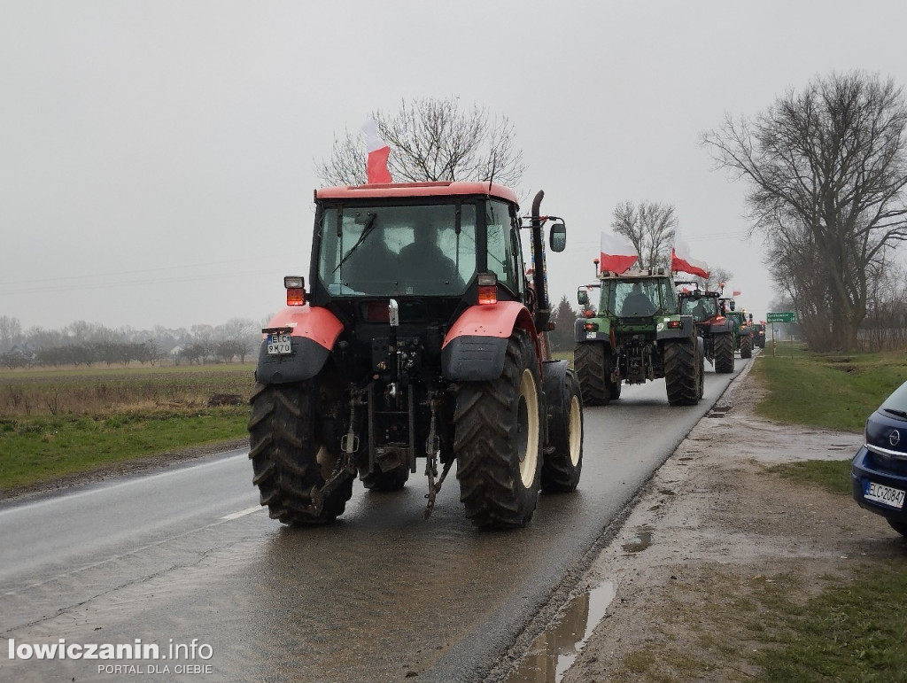 Protest rolników we Wrzeczku