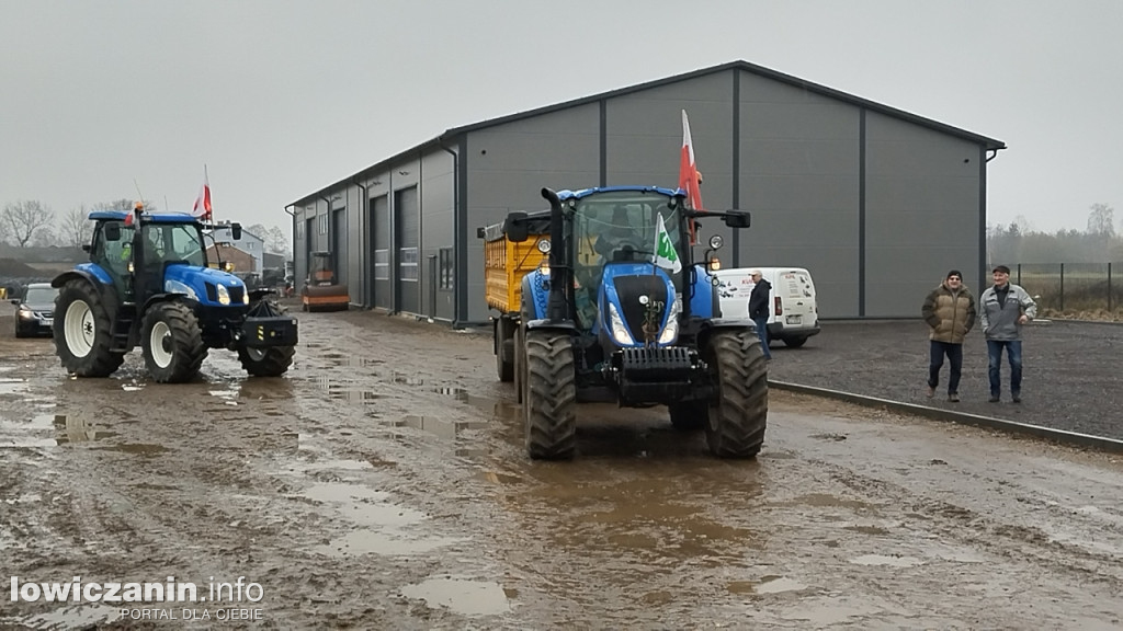 Protest rolników we Wrzeczku