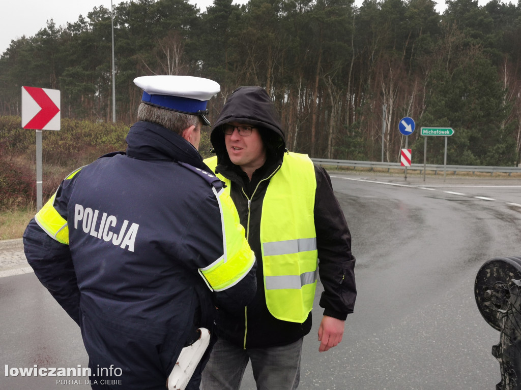 Węzeł A2 Skierniewice zablokowany na 72 godziny