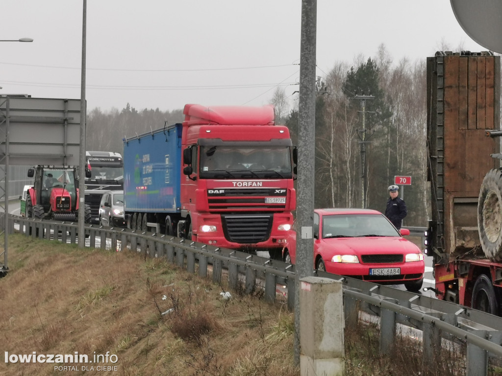 Węzeł A2 Skierniewice zablokowany na 72 godziny