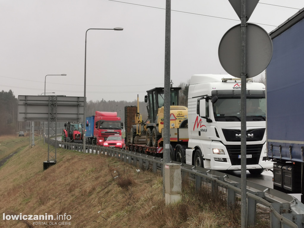 Węzeł A2 Skierniewice zablokowany na 72 godziny