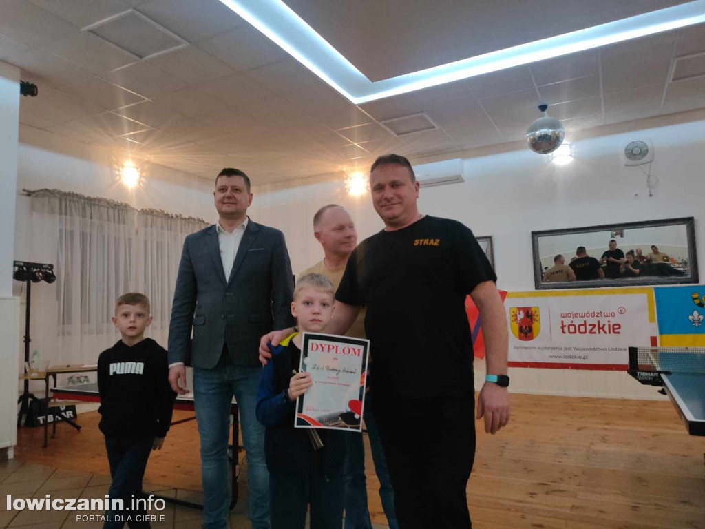 Turniej tenisa stołowego w Bednarach-Kolonii