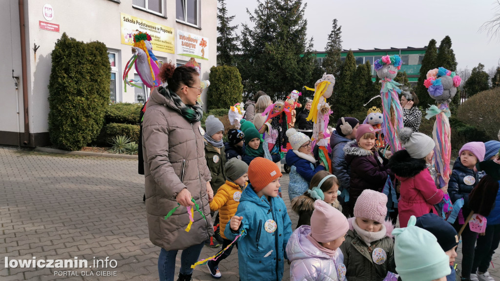 Marsz na powitanie wiosny w Popowie