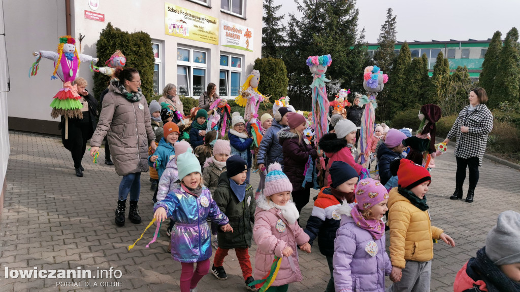 Marsz na powitanie wiosny w Popowie