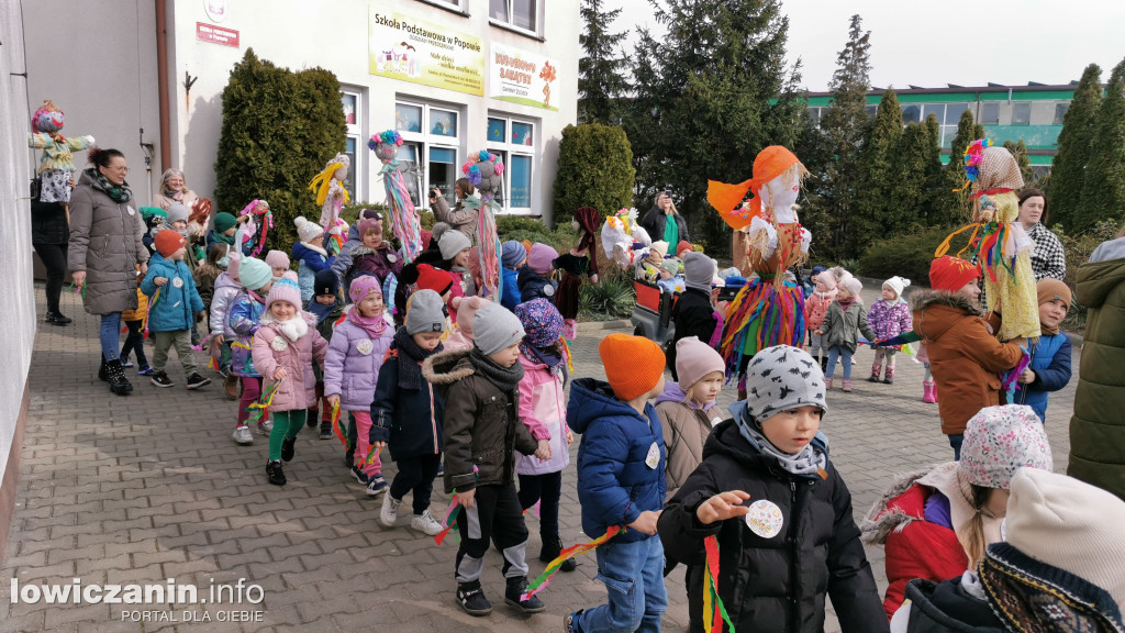 Marsz na powitanie wiosny w Popowie