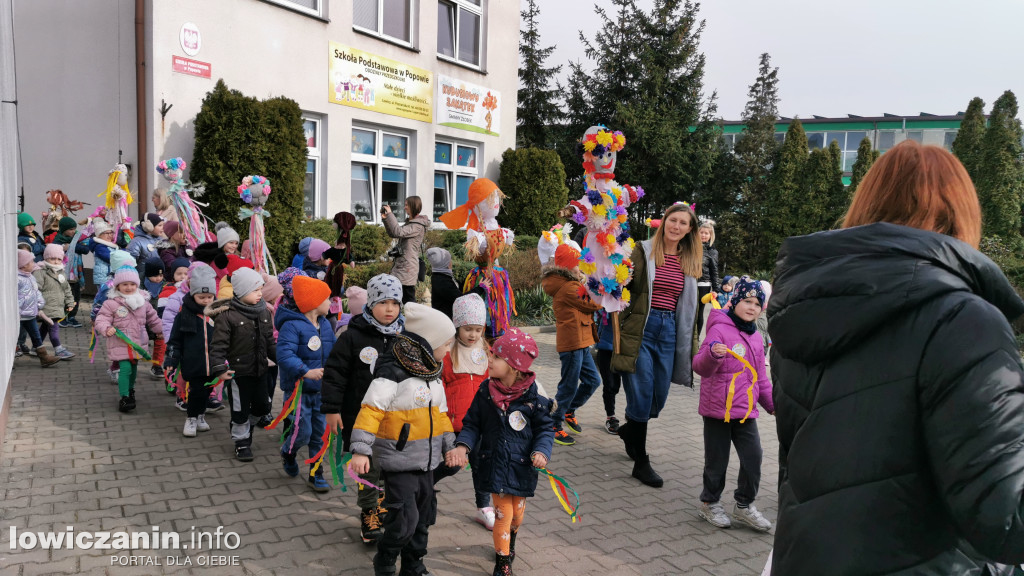 Marsz na powitanie wiosny w Popowie