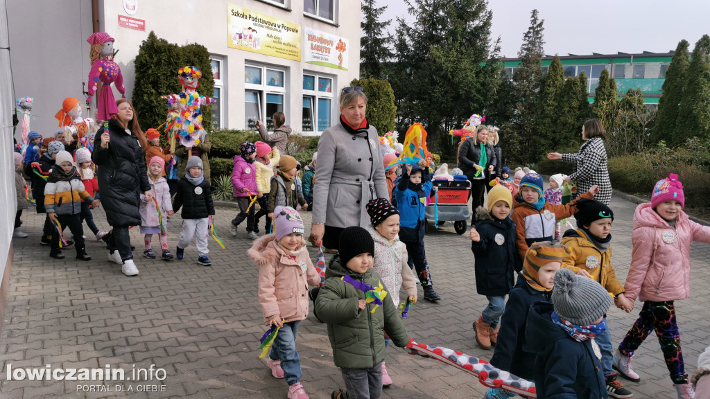 Marsz na powitanie wiosny w Popowie