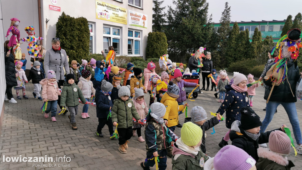 Marsz na powitanie wiosny w Popowie