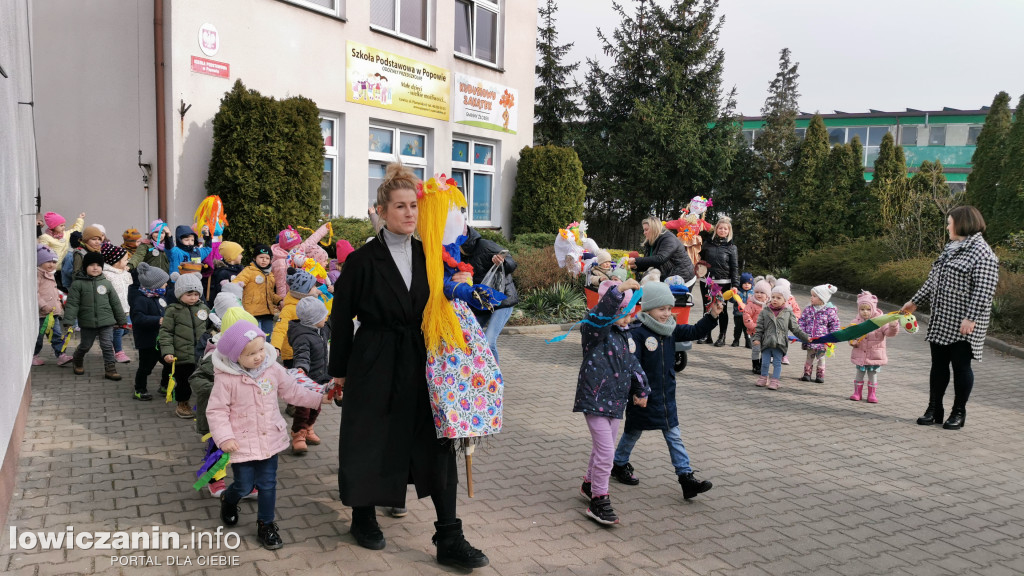Marsz na powitanie wiosny w Popowie