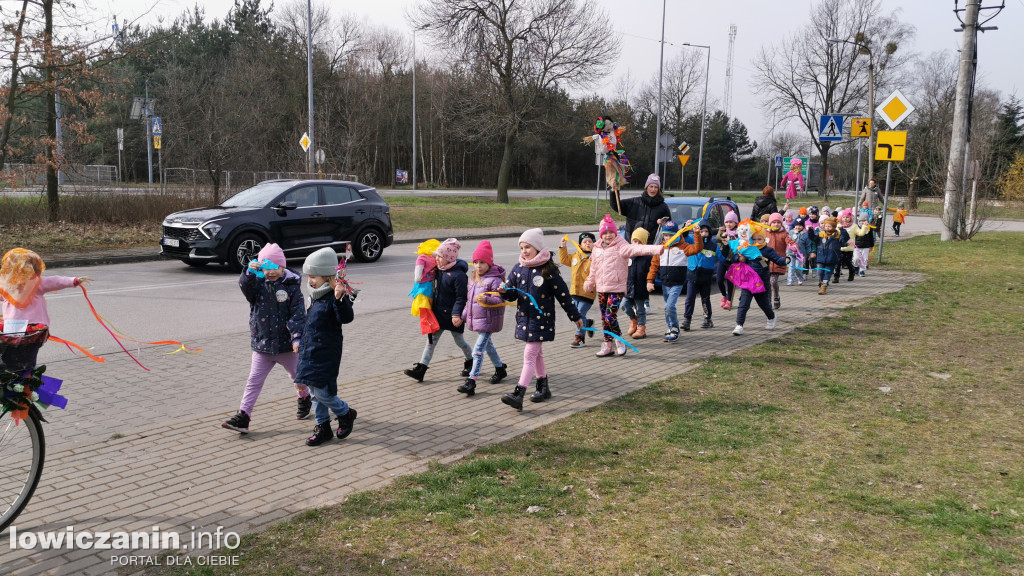 Marsz na powitanie wiosny w Popowie