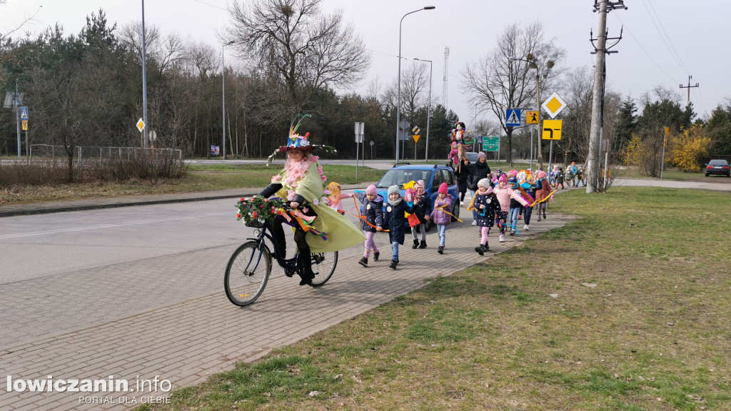 Marsz na powitanie wiosny w Popowie