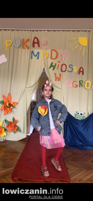 Wyjątkowy pokaz mody wiosennej w Przedszkolu Pszczółka Maja w Łowiczu