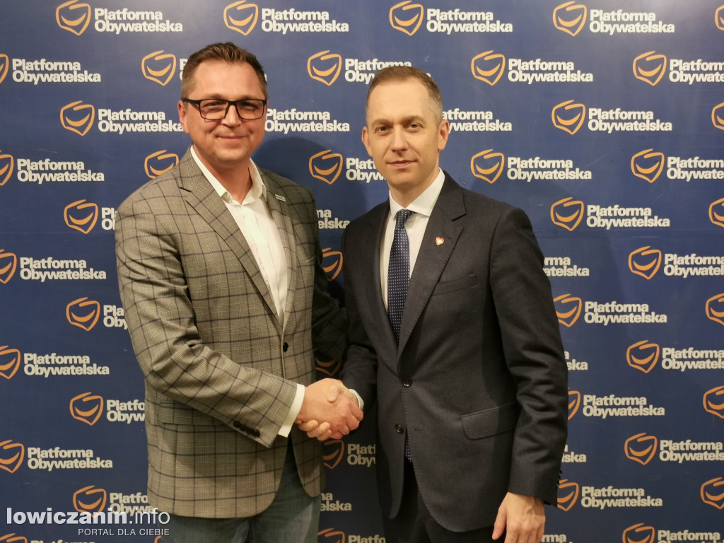 Wsparcie dla kandydatów KO i Mariusza Siewiery
