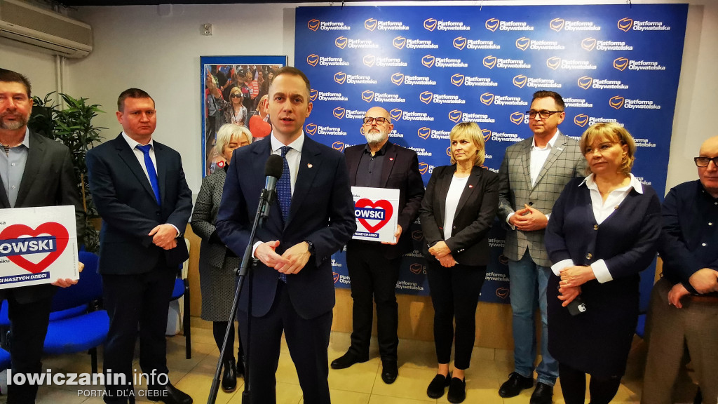 Wsparcie dla kandydatów KO i Mariusza Siewiery
