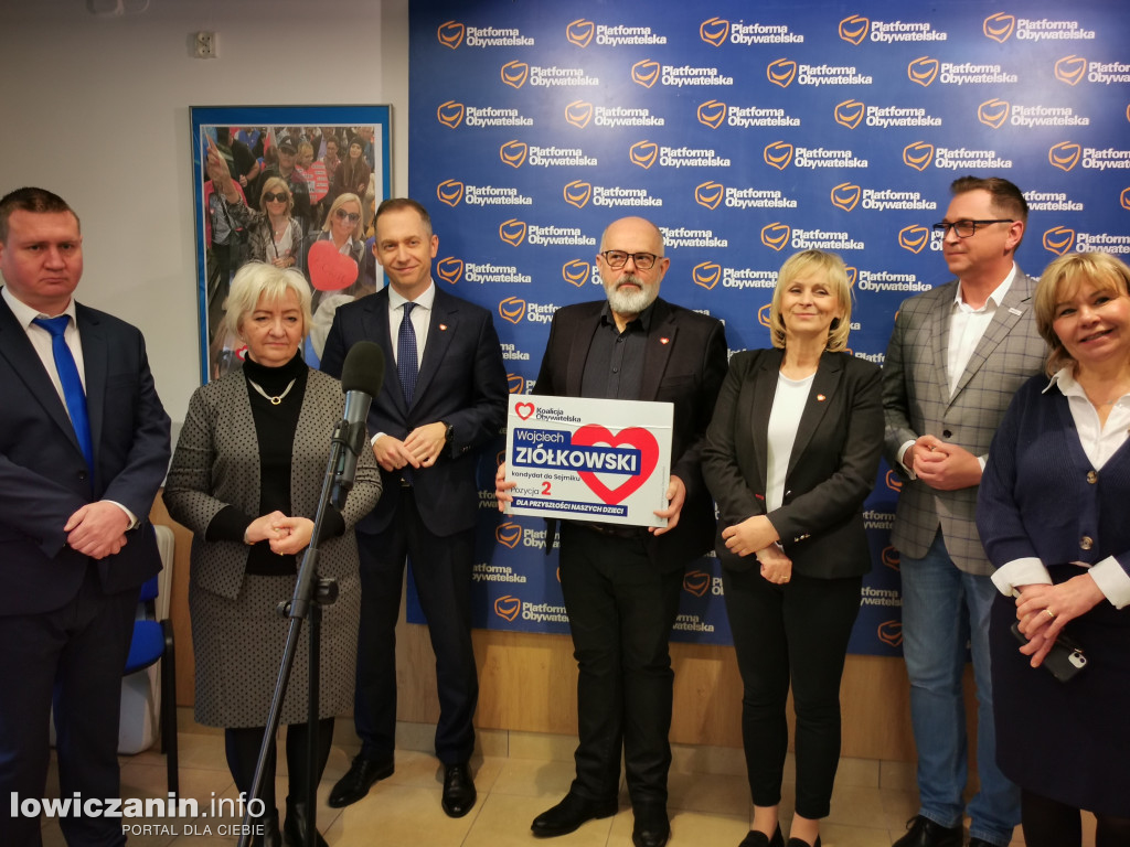 Wsparcie dla kandydatów KO i Mariusza Siewiery