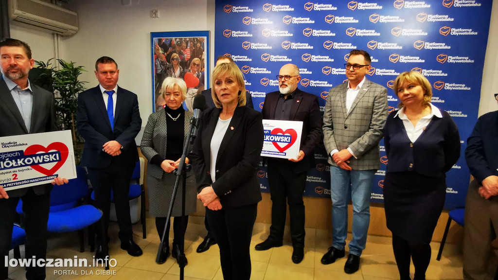 Wsparcie dla kandydatów KO i Mariusza Siewiery