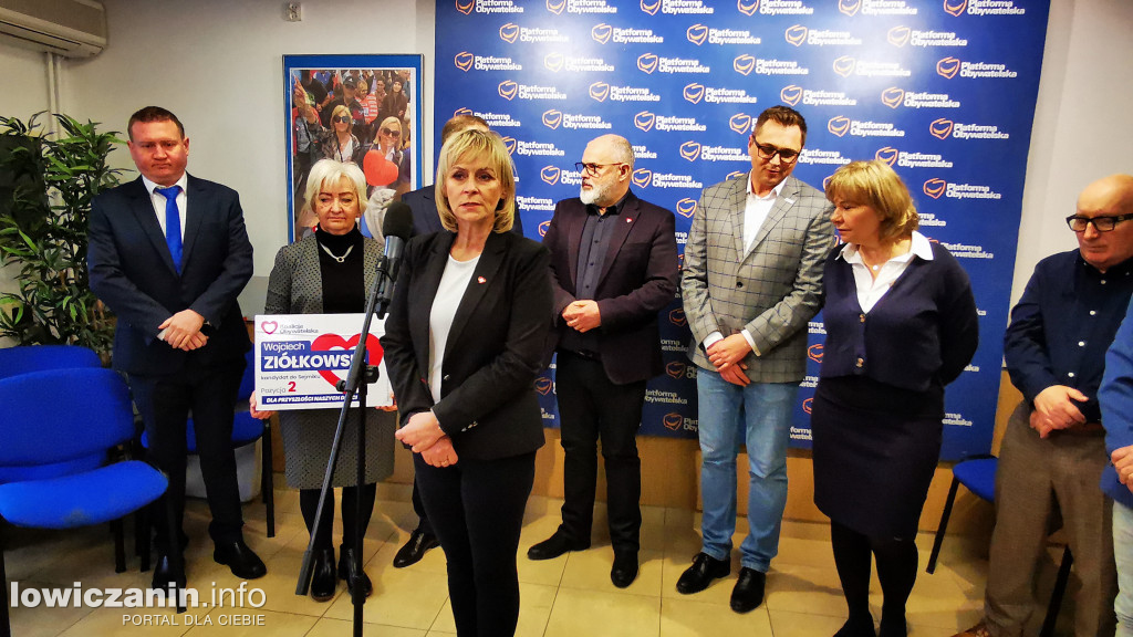 Wsparcie dla kandydatów KO i Mariusza Siewiery