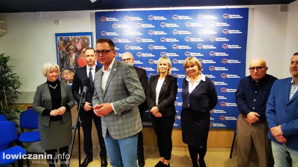 Wsparcie dla kandydatów KO i Mariusza Siewiery