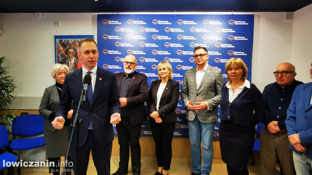 Wsparcie dla kandydatów KO i Mariusza Siewiery