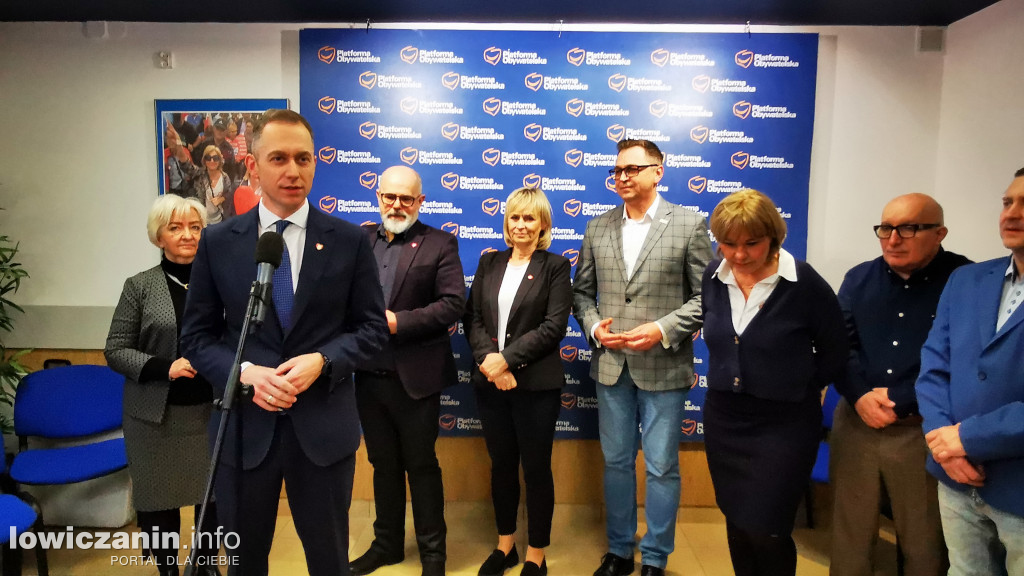 Wsparcie dla kandydatów KO i Mariusza Siewiery