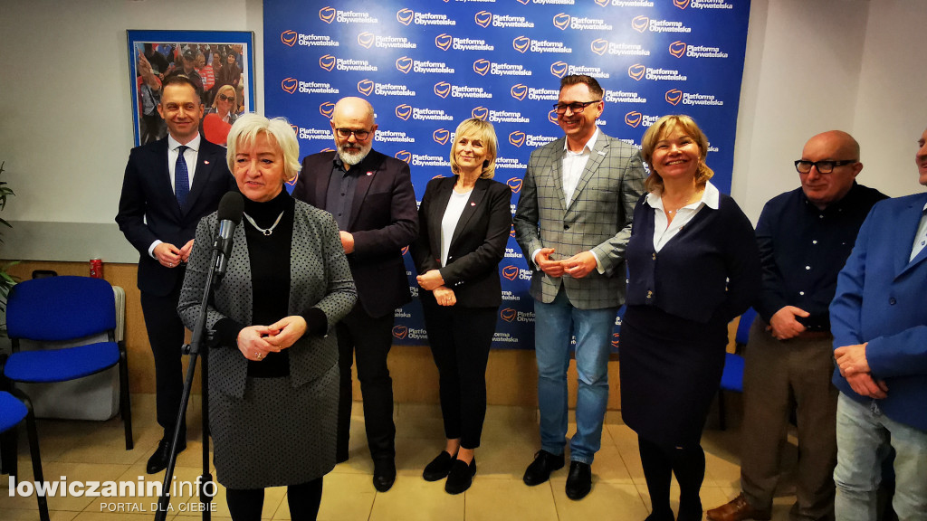 Wsparcie dla kandydatów KO i Mariusza Siewiery