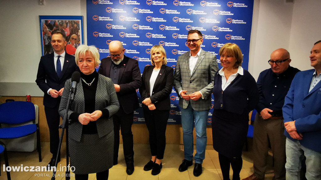 Wsparcie dla kandydatów KO i Mariusza Siewiery