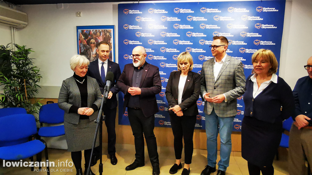 Wsparcie dla kandydatów KO i Mariusza Siewiery