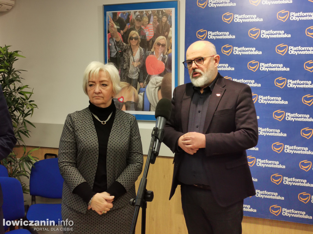 Wsparcie dla kandydatów KO i Mariusza Siewiery