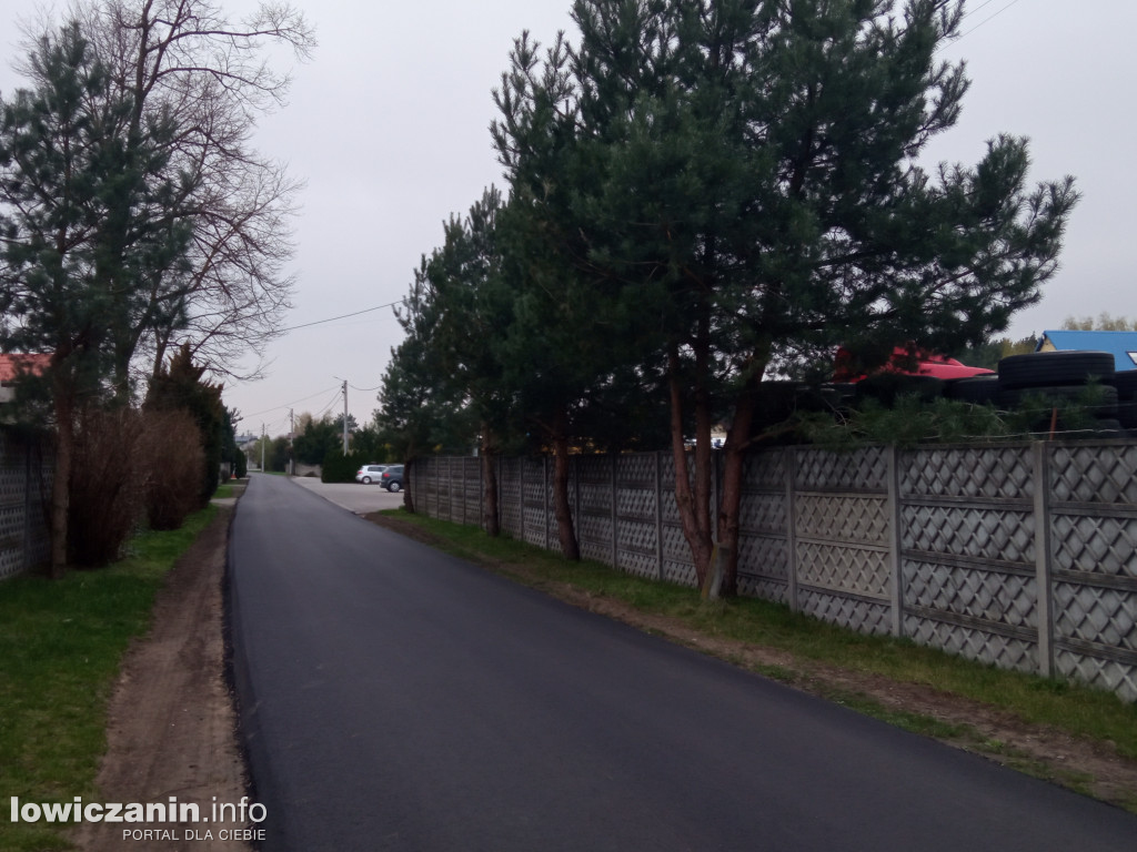 Nowa nakładka asfaltowa w Krępie
