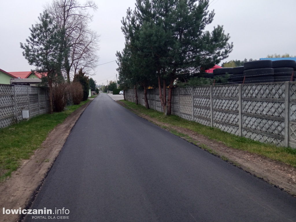 Nowa nakładka asfaltowa w Krępie