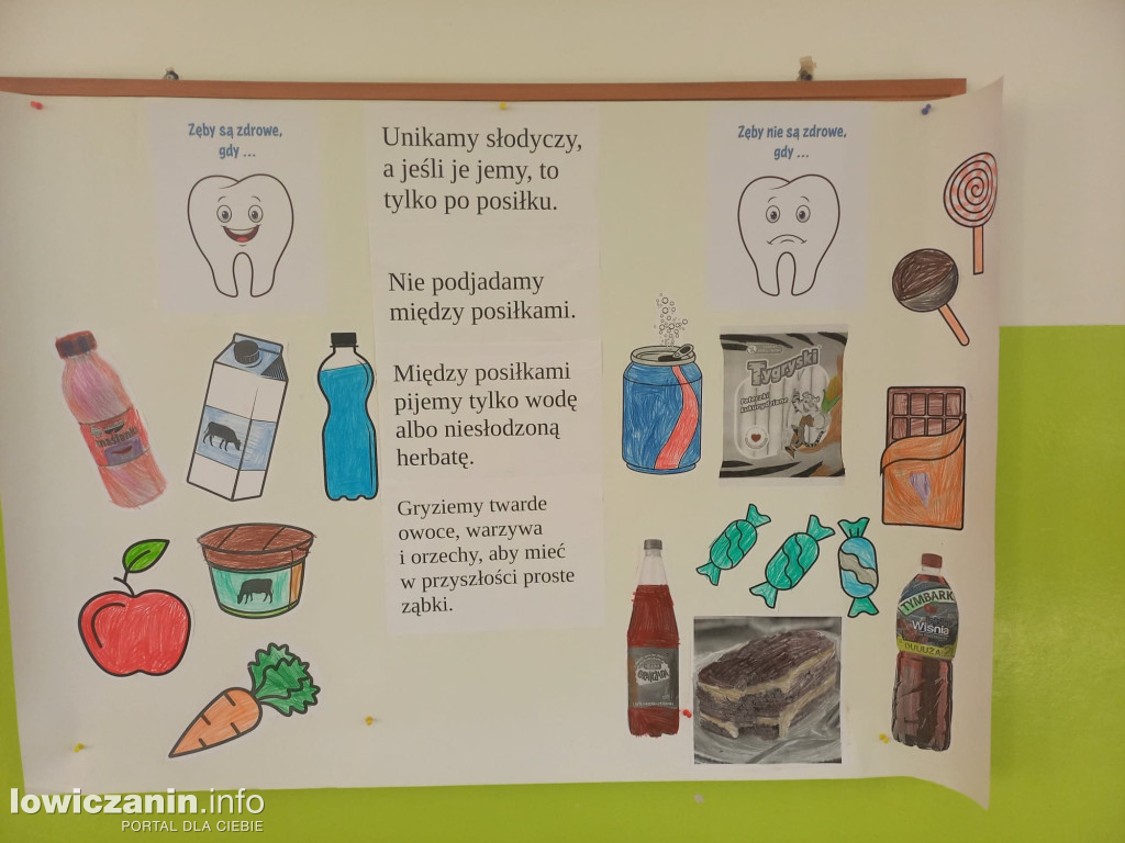 Wizyta pani stomatolog w Szkole Podstawowej nr 3 w Łowiczu