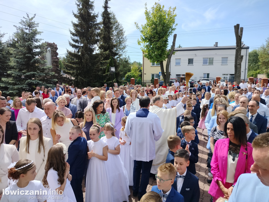 Głowno. Pierwsza Komunia Święta w kościele św. Barbary