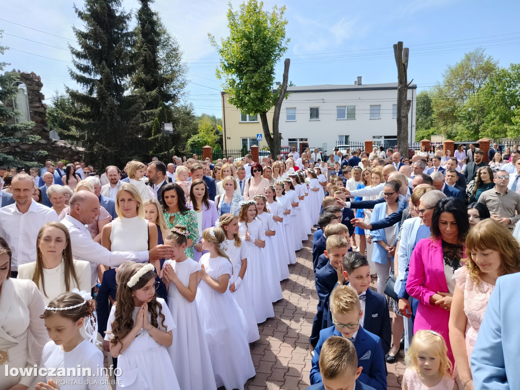 Głowno. Pierwsza Komunia Święta w kościele św. Barbary