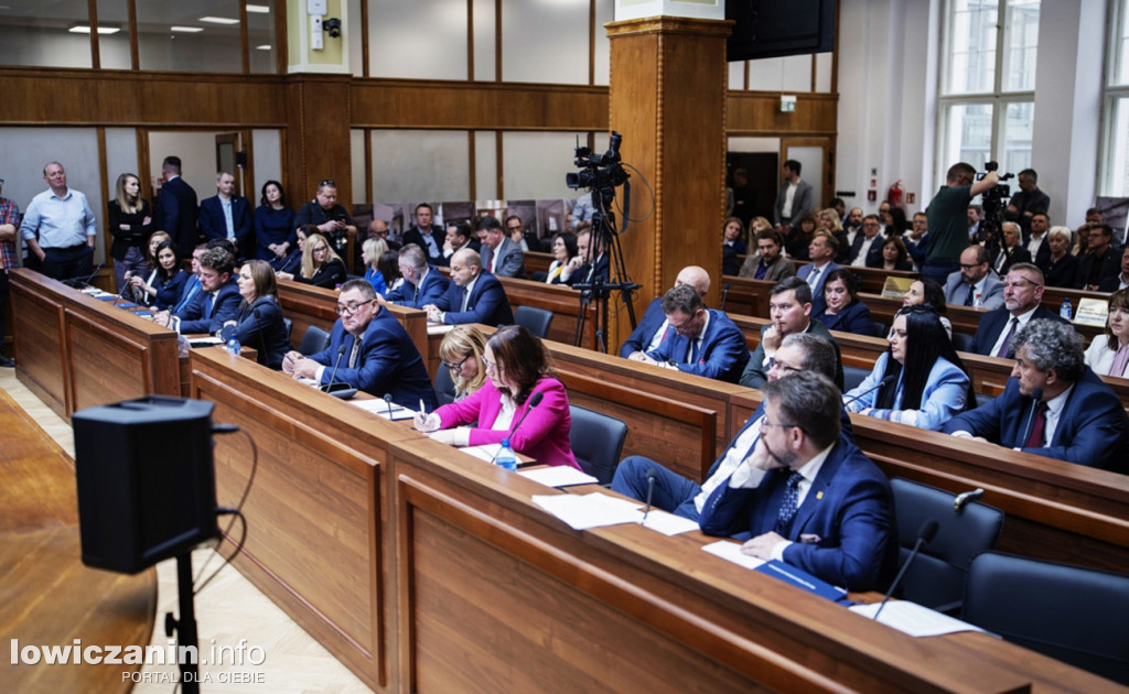 Pierwsza sesja Sejmiku Województwa Łódzkiego
