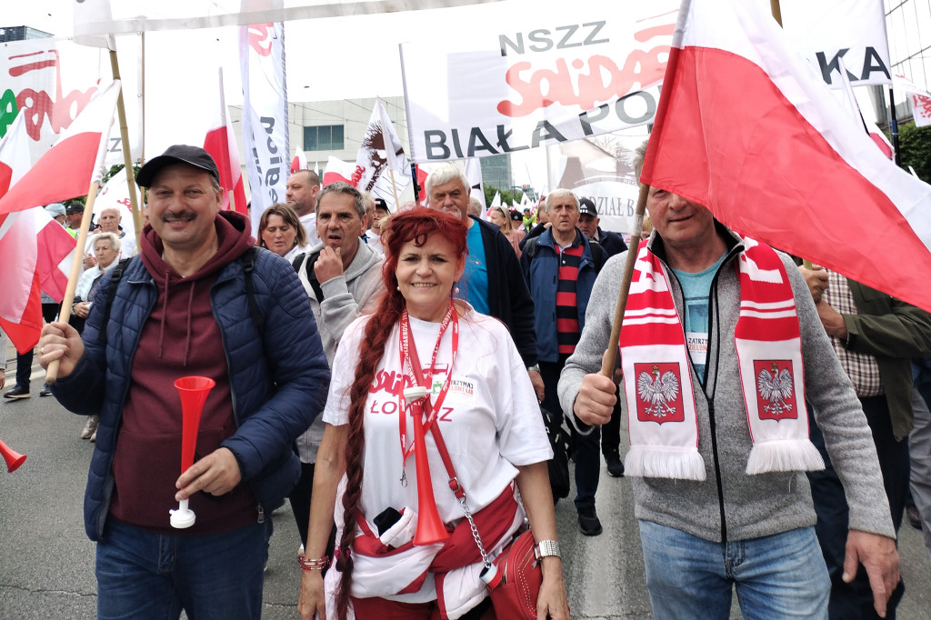 Łowicz obecny na manifestacji rolników w Warszawie