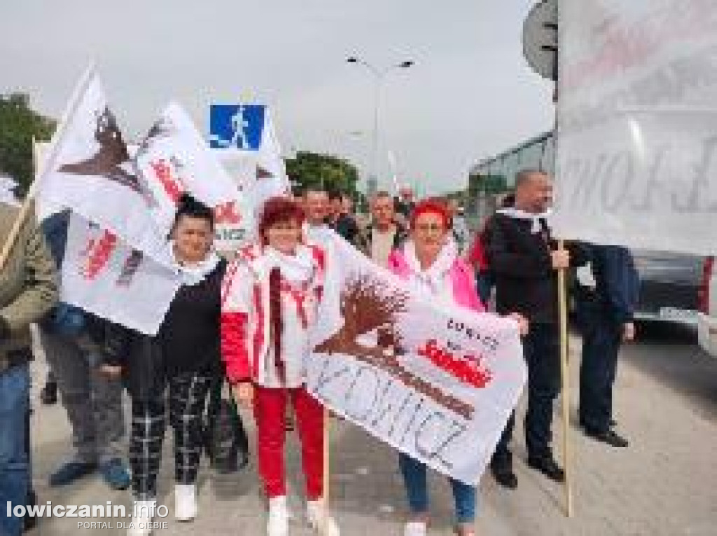 Łowicz obecny na manifestacji rolników w Warszawie