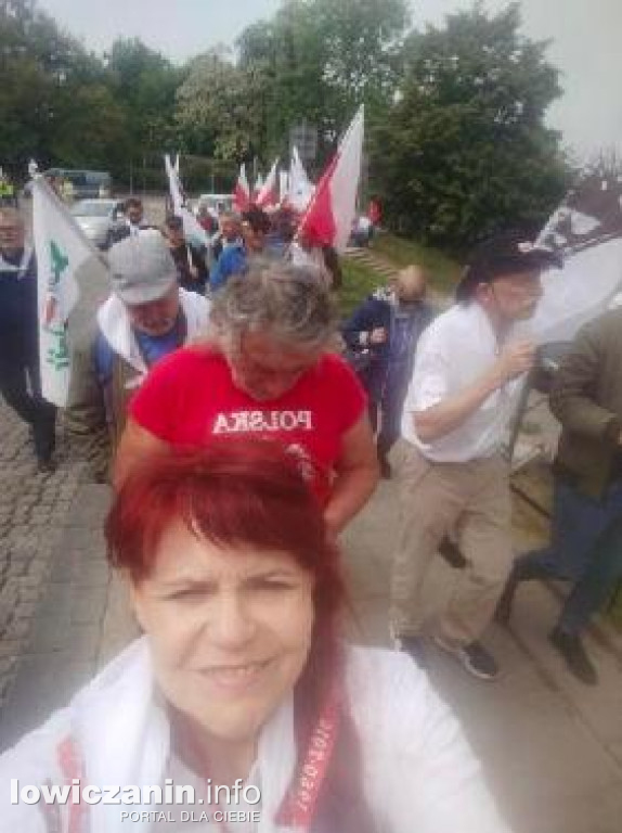 Łowicz obecny na manifestacji rolników w Warszawie