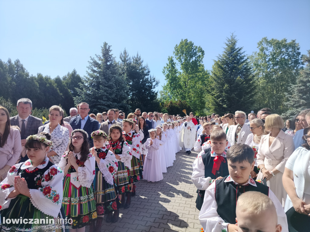 Pierwsza Komunia Święta w kościele na Korabce