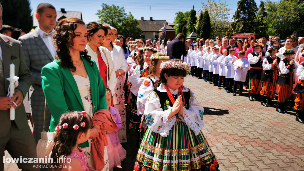 Pierwsza Komunia Święta w parafii w Łyszkowicach