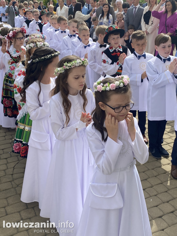 Domaniewice - uroczystość Pierwszej Komunii Świętej