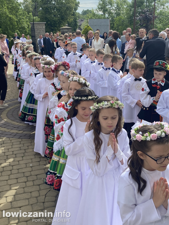 Domaniewice - uroczystość Pierwszej Komunii Świętej