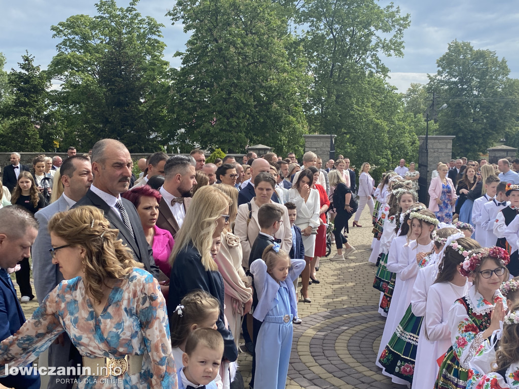 Domaniewice - uroczystość Pierwszej Komunii Świętej