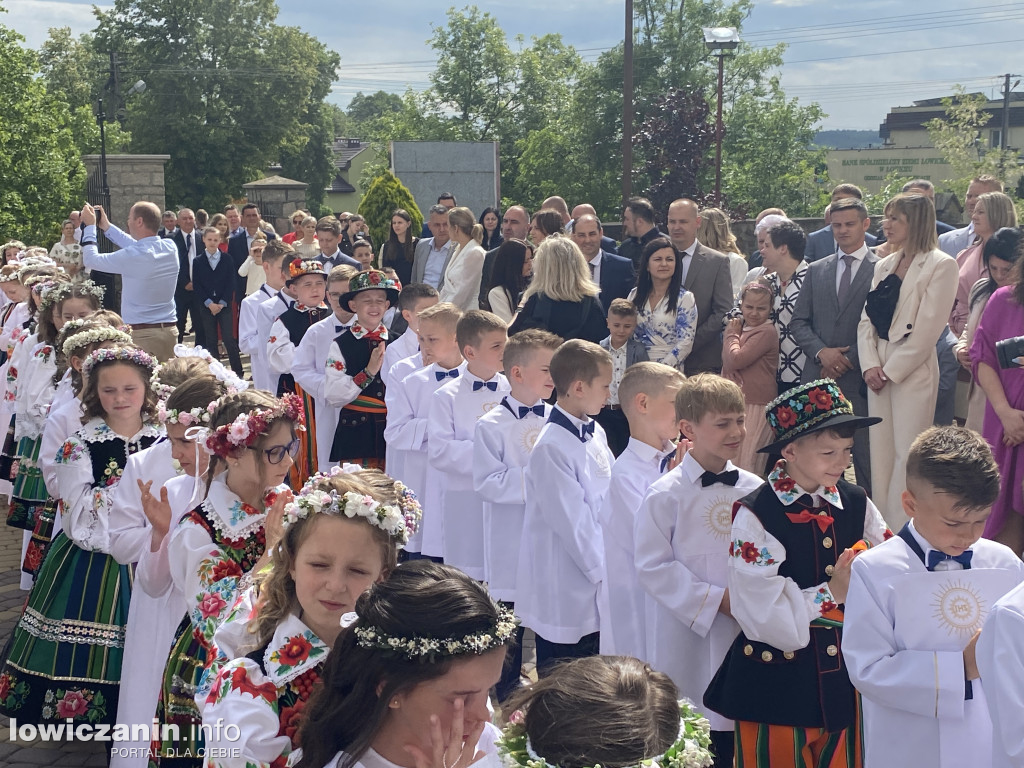 Domaniewice - uroczystość Pierwszej Komunii Świętej