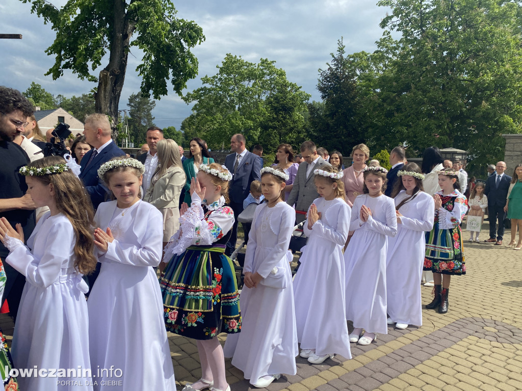 Domaniewice - uroczystość Pierwszej Komunii Świętej