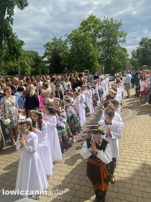 Domaniewice - uroczystość Pierwszej Komunii Świętej