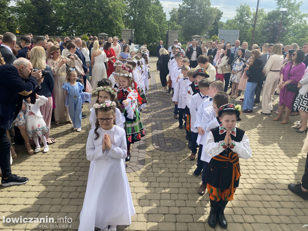 Domaniewice - uroczystość Pierwszej Komunii Świętej