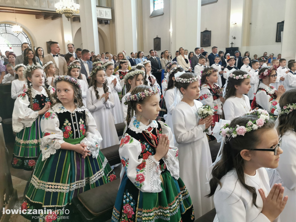 Domaniewice - uroczystość Pierwszej Komunii Świętej