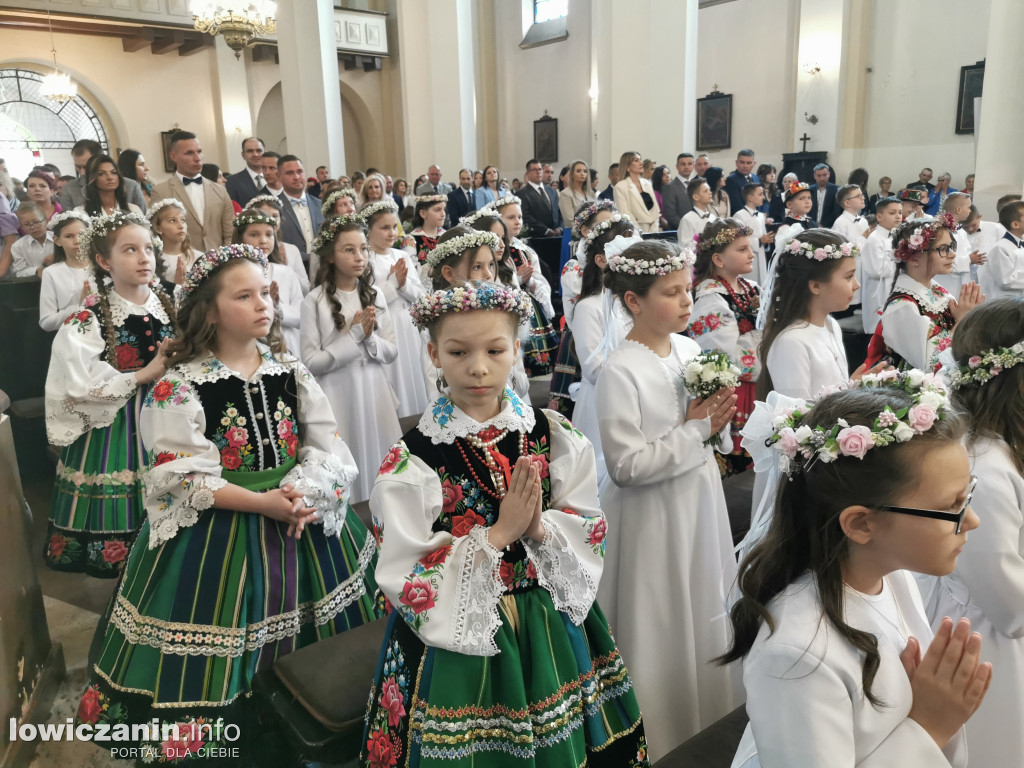 Domaniewice - uroczystość Pierwszej Komunii Świętej