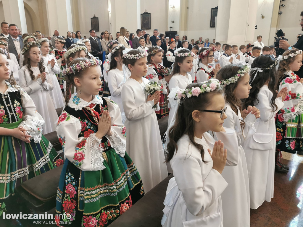 Domaniewice - uroczystość Pierwszej Komunii Świętej