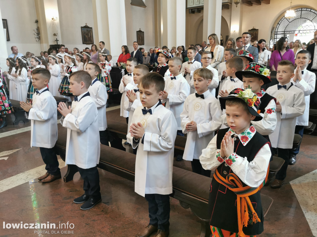 Domaniewice - uroczystość Pierwszej Komunii Świętej